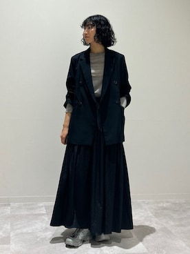 森川さん(レディース・159cm)の秋コーディネート
