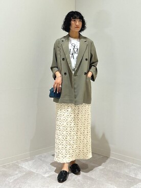 森川さん（レディース・159cm）の夏コーディネート