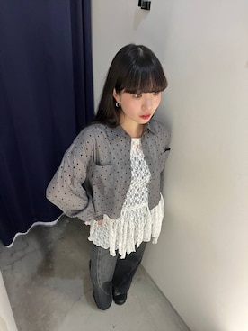 「PAGEBOY（ページボーイ）のプラットチャンキースニーカー（スニーカー、ブラック系）」を使った、ナナさん（レディース・160cm）の夏コーディネート