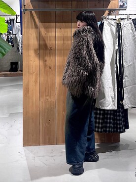 「PAGEBOY（ページボーイ）のアイテム（ブルゾン）」を使った、ナナさん（骨格ウェーブ・レディース・160cm）の冬コーディネート