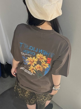 「PAGEBOY（ページボーイ）のアイテム（帽子）」を使った、ナナさん（レディース・160cm）の春コーディネート