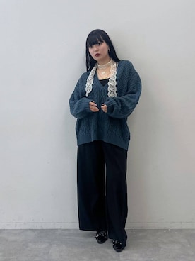 「アイテム（バンダナ/スカーフ）」を使った、ナナさん（レディース・160cm・20代）の夏コーディネート