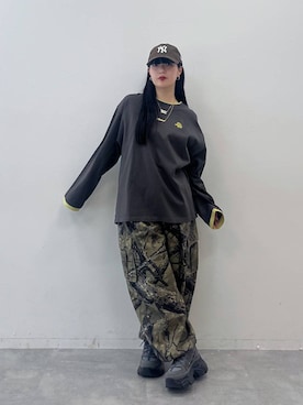 「アイテム（パンツ）」を使った、ナナさん（レディース・160cm・20代）の夏コーディネート