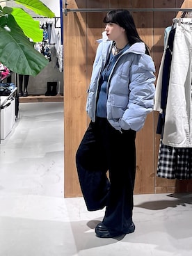 「PAGEBOY（ページボーイ）のアイテム（ブルゾン）」を使った、ナナさん（骨格ウェーブ・レディース・160cm）の冬コーディネート