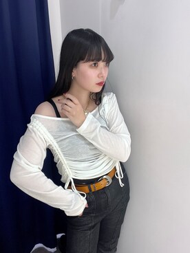 「Anui（アニュイ）のアイテム」を使った、ナナさん（骨格ウェーブ・レディース・160cm）の春コーディネート