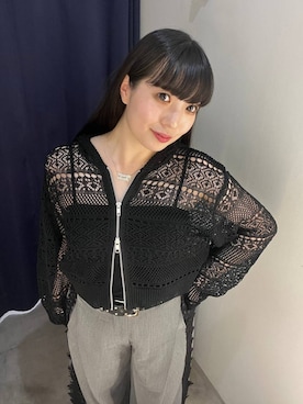 「PAGEBOY（ページボーイ）のプラットチャンキースニーカー（スニーカー、ブラック系）」を使った、ナナさん（レディース・160cm）の夏コーディネート