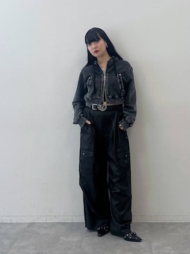 「アイテム（パーカー）」を使った、ナナさん（レディース・160cm・20代）の夏コーディネート