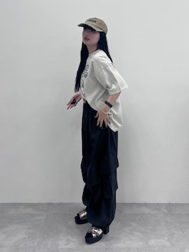 「PAGEBOY（ページボーイ）のアイテム（ブーツ）」を使った、ナナさん（骨格ウェーブ・レディース・160cm）の春コーディネート