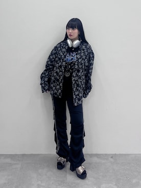 「Anui（アニュイ）のアイテム（ジャケット/アウター）」を使った、ナナさん（レディース・160cm）の春コーディネート