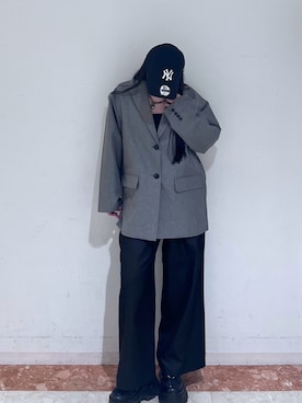 「PAGEBOY（ページボーイ）のアイテム（ジャケット/アウター）」を使った、ナナさん（骨格ウェーブ・レディース・160cm）の冬コーディネート