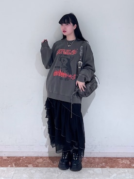 「PBLIM（ページボーイリム）のアイテム」を使った、ナナさん（レディース・160cm）の冬コーディネート