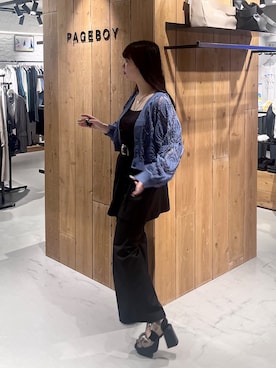「PAGEBOY（ページボーイ）のアイテム」を使った、ナナさん（骨格ウェーブ・レディース・160cm）の春コーディネート