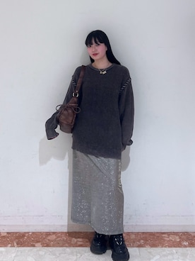 「PAGEBOY（ページボーイ）のアイテム」を使った、ナナさん（骨格ウェーブ・レディース・160cm）の冬コーディネート