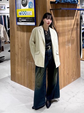 「PAGEBOY（ページボーイ）のアイテム（ジャケット/アウター）」を使った、ナナさん（骨格ウェーブ・レディース・160cm）の冬コーディネート