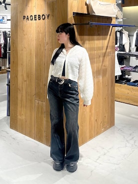 「PAGEBOY（ページボーイ）のプラットチャンキースニーカー（スニーカー）」を使った、ナナさん（レディース・160cm・20代）の夏コーディネート