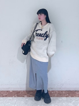 「PAGEBOY（ページボーイ）のアイテム」を使った、ナナさん（骨格ウェーブ・レディース・160cm）の冬コーディネート