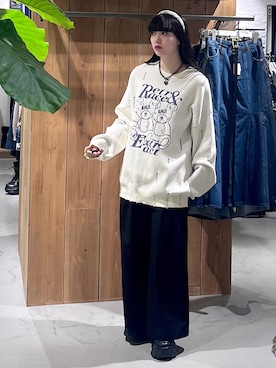 「PAGEBOY（ページボーイ）のアイテム（スラックス）」を使った、ナナさん（骨格ウェーブ・レディース・160cm）の冬コーディネート