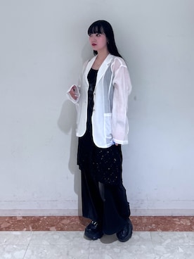「PAGEBOY（ページボーイ）のアイテム（ジャケット/アウター）」を使った、ナナさん（骨格ウェーブ・レディース・160cm）の春コーディネート