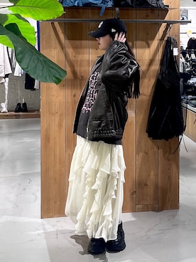 「PAGEBOY（ページボーイ）のアイテム（ブルゾン）」を使った、ナナさん（レディース・160cm）の冬コーディネート