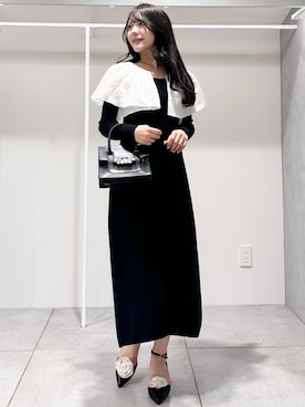「MERCURYDUO（マーキュリーデュオ）のアイテム（シューズ）」を使った、yurikoさん（レディース・158cm）の夏コーディネート