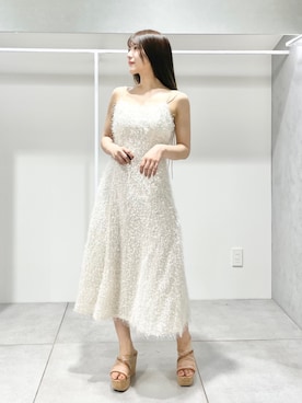 「フェザー」｜「アイテム（ワンピース/ドレス）」を使った、yurikoさん（レディース・158cm）の夏コーディネート