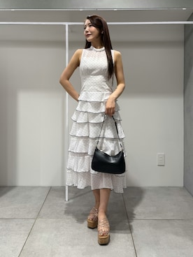 「MERCURYDUO（マーキュリーデュオ）のアイテム」を使った、yurikoさん（レディース・158cm）の夏コーディネート