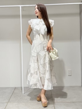 「MERCURYDUO（マーキュリーデュオ）のアイテム」を使った、yurikoさん（レディース・158cm）の夏コーディネート