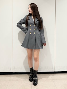 「アイテム（ワンピース）」を使った、yurikoさん（レディース・158cm）の夏コーディネート