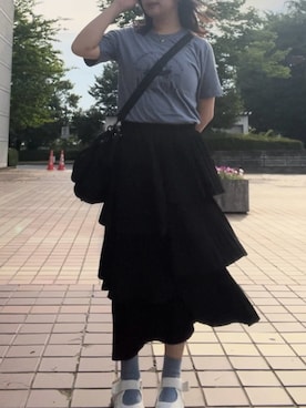 「niko and...（ニコアンド）のアイテム（サンダル）」を使った、ririt279さん（骨格ストレート・レディース・158cm）の夏コーディネート