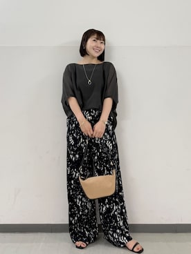 「MARCO BIANCHINI（マルコビアンチーニ）のアイテム」を使った、SAKATOさん（骨格ウェーブ・レディース・150cm）の夏コーディネート