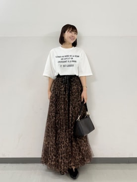 「アイテム（リング）」を使った、SAKATOさん（レディース・150cm）の秋コーディネート
