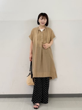 「Acuta（アクータ）のアイテム」を使った、SAKATOさん（レディース・150cm）の夏コーディネート