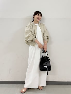 「Gready Brilliant（グレディブリリアン）のアイテム」を使った、SAKATOさん（レディース・150cm）の春コーディネート