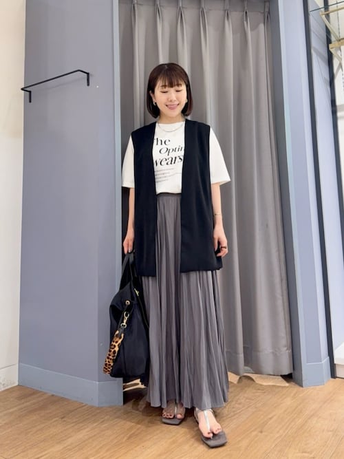 パリインポート フレアスカート ライムグリーン 上質ローン素材 Sサイズ green label relaxing スカート 「size SHORTあり」シアー