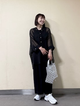 「アイテム（リング）」を使った、SAKATOさん（レディース・150cm）の夏コーディネート