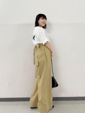 「アイテム（パンプス）」を使った、SAKATOさん（レディース・150cm）の夏コーディネート