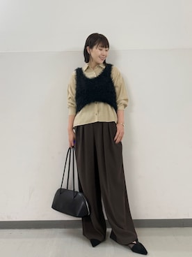 「アイテム（パンプス）」を使った、SAKATOさん（レディース・150cm）の夏コーディネート