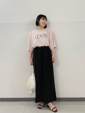 「アイテム（ネックレス）」を使った、SAKATOさん（レディース・150cm）の夏コーディネート