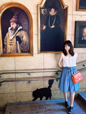 「JILL STUART（ジルスチュアート）のアイテム（スカート）」を使った、iijimaannaさん（レディース・157cm・10代）の夏コーディネート
