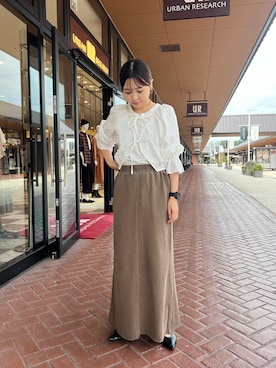 「ブラウスコーデ」｜aoiさん（レディース・158cm）の秋コーディネート