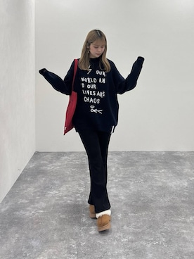 「アイテム（財布/小物）」を使った、Aさん（レディース・165cm）の秋コーディネート