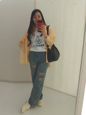 「スヌーピー」｜kimmy165さん（レディース・165cm）の春コーディネート