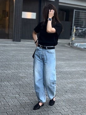 SLOBE IENA（スローブイエナ）の「LE DENIM テーパードデニム