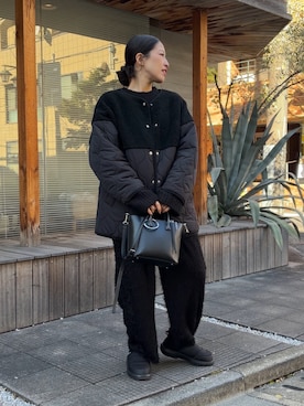 「TRIANGLE PALETTE（トライアングルパレット）のアイテム」を使った、AKINOさん（レディース・164cm）の冬コーディネート