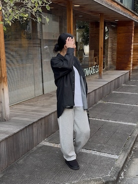 「TRIANGLE PALETTE（トライアングルパレット）のアイテム」を使った、AKINOさん（レディース・164cm）の冬コーディネート