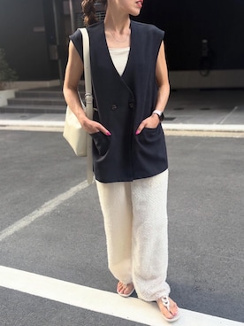 「ポニーテール」｜AKINOさん（レディース・164cm）の秋コーディネート