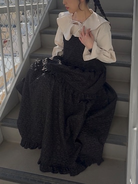 「TRIANGLE PALETTE（トライアングルパレット）のアイテム」を使った、AKINOさん（レディース・164cm）の春コーディネート