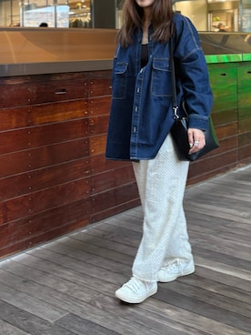 「アイテム（キャミソール）」を使った、AKINOさん（レディース・164cm）の秋コーディネート