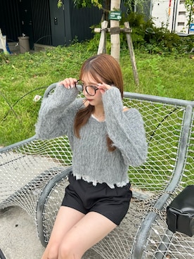 「アイテム（ボストンバッグ）」を使った、sakuraさん（レディース・152cm）の秋コーディネート