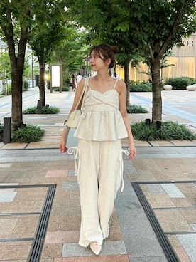 「セットアイテム」｜sakuraさん（レディース・152cm）の夏コーディネート